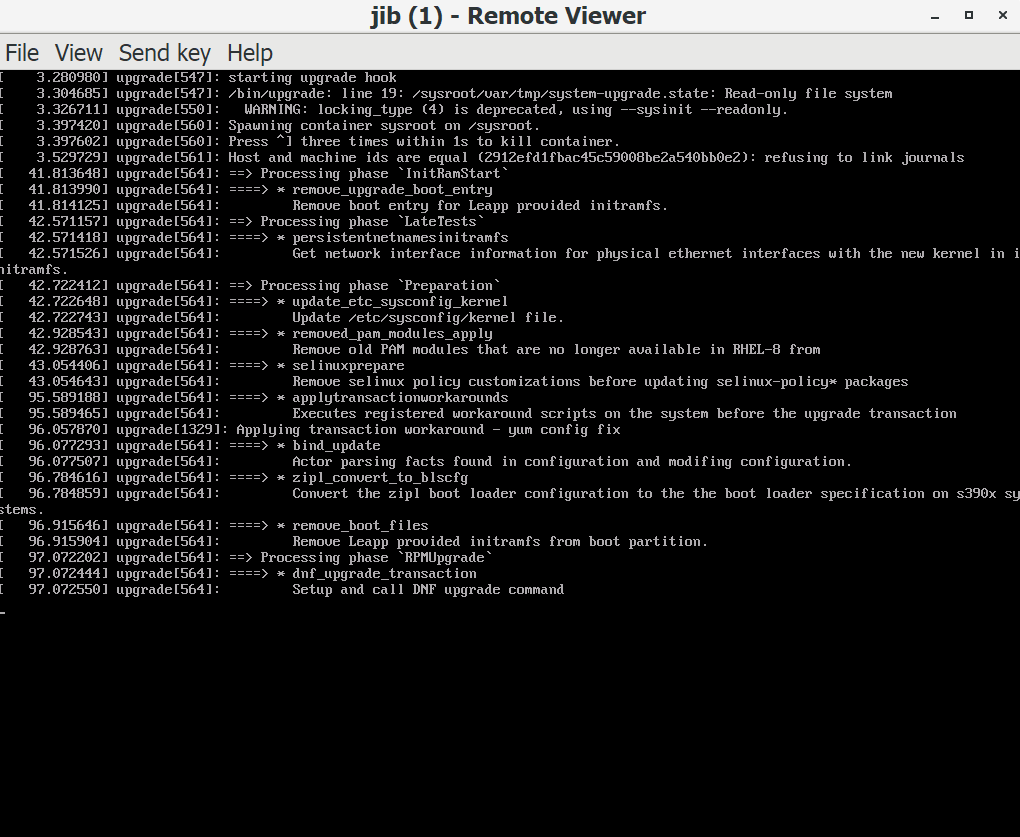 Updating CentOS 7 to Alma/Rocky 8 in-place with Leapp