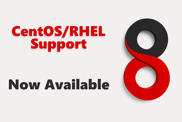 CentOS/RHEL 8 now supported